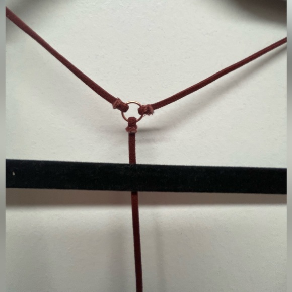 Red crop tank with gold glitter - Picture 4 of 8